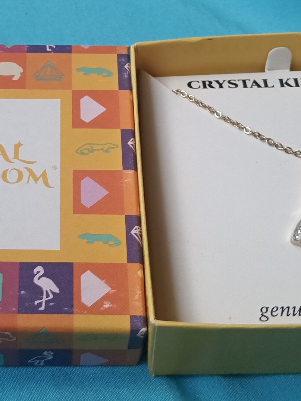 GENUINE CRYSTAL GIRAFFE NECKLACE